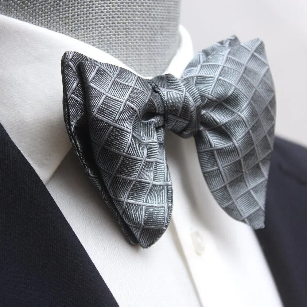 Men's Self tied Bow Tie Silk Bowtie big‎ bow tie Butterfly Bow tie S566